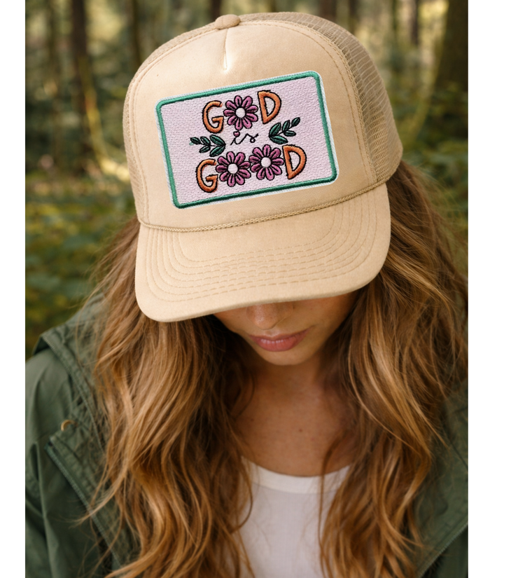 God Is Good Trucker Mesh Hats Hippo Boutique