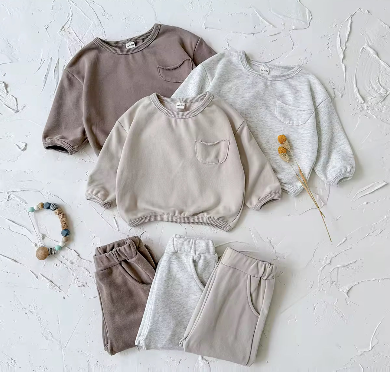 Baby & Toddler Sweatshirt & Joggers Set Hippo Boutique