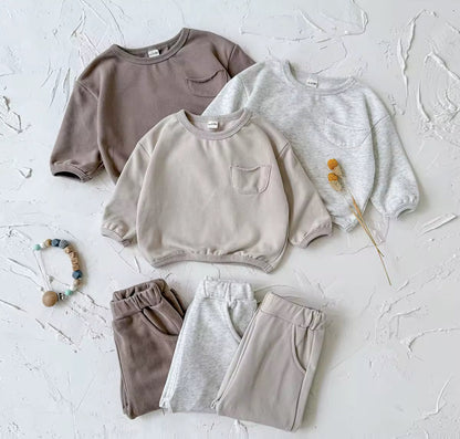 Baby & Toddler Sweatshirt & Joggers Set Hippo Boutique