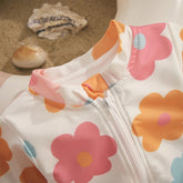 Baby Girl Boho One Piece Rash Guard Swimsuit Hippo Boutique