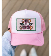 God Is Good Trucker Mesh Hats Hippo Boutique