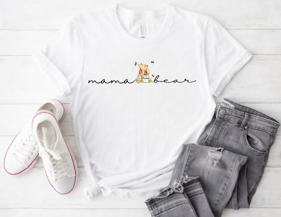 Mama Bear Women’s T-Shirts Hippo Boutique