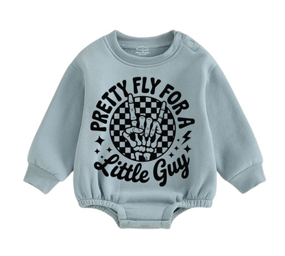 Soft warm fleece oversized Romper - Pretty Fly