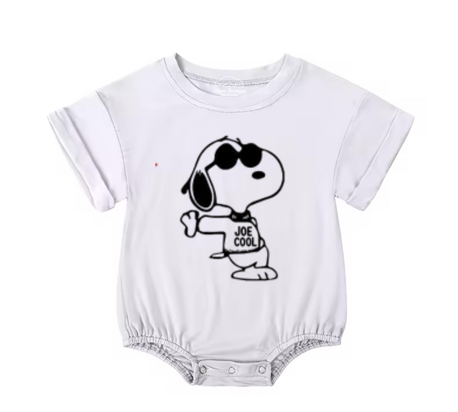 Dog Baby t-shirt bubble Romper Hippo Boutique