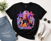 Girls KPop Demon Hunters HUNTR/X Graphic T-Shirt – Purple Kids Tee Hippo Boutique