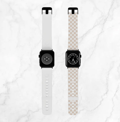 Apple Watch Band - Brown Checkered