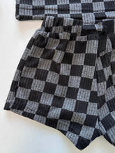 Cool Kid Baby & toddler checkered shorts and t-shirt outfit Hippo Boutique