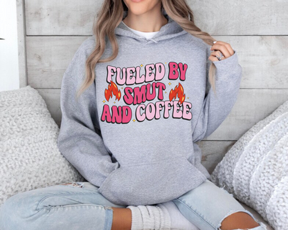 Bookish Sweatshirts & Hoodies - Fueled by Smut & Coffee