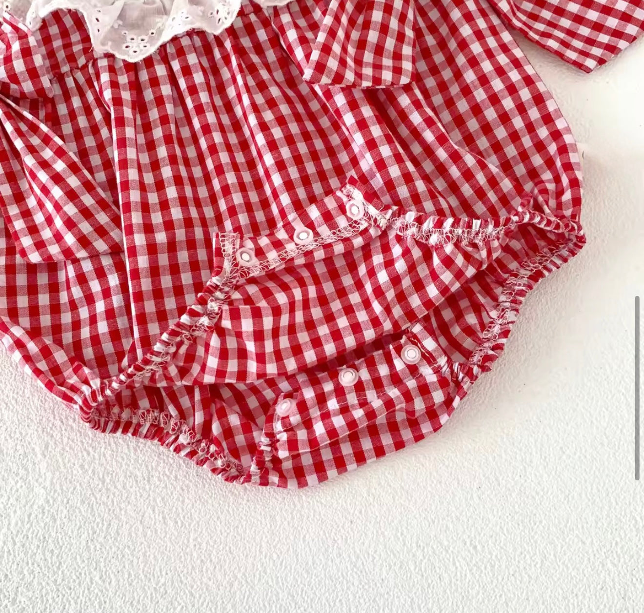 Strawberry Sleeveless Baby Dress with Bows Hippo Boutique