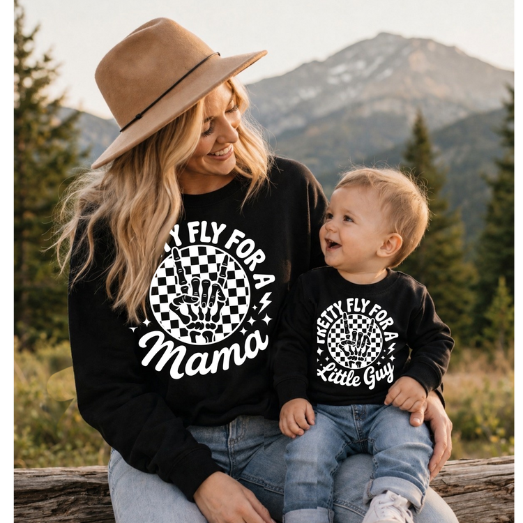Mama & Mini Matching Sweatshirts - Pretty Fly Hippo Boutique