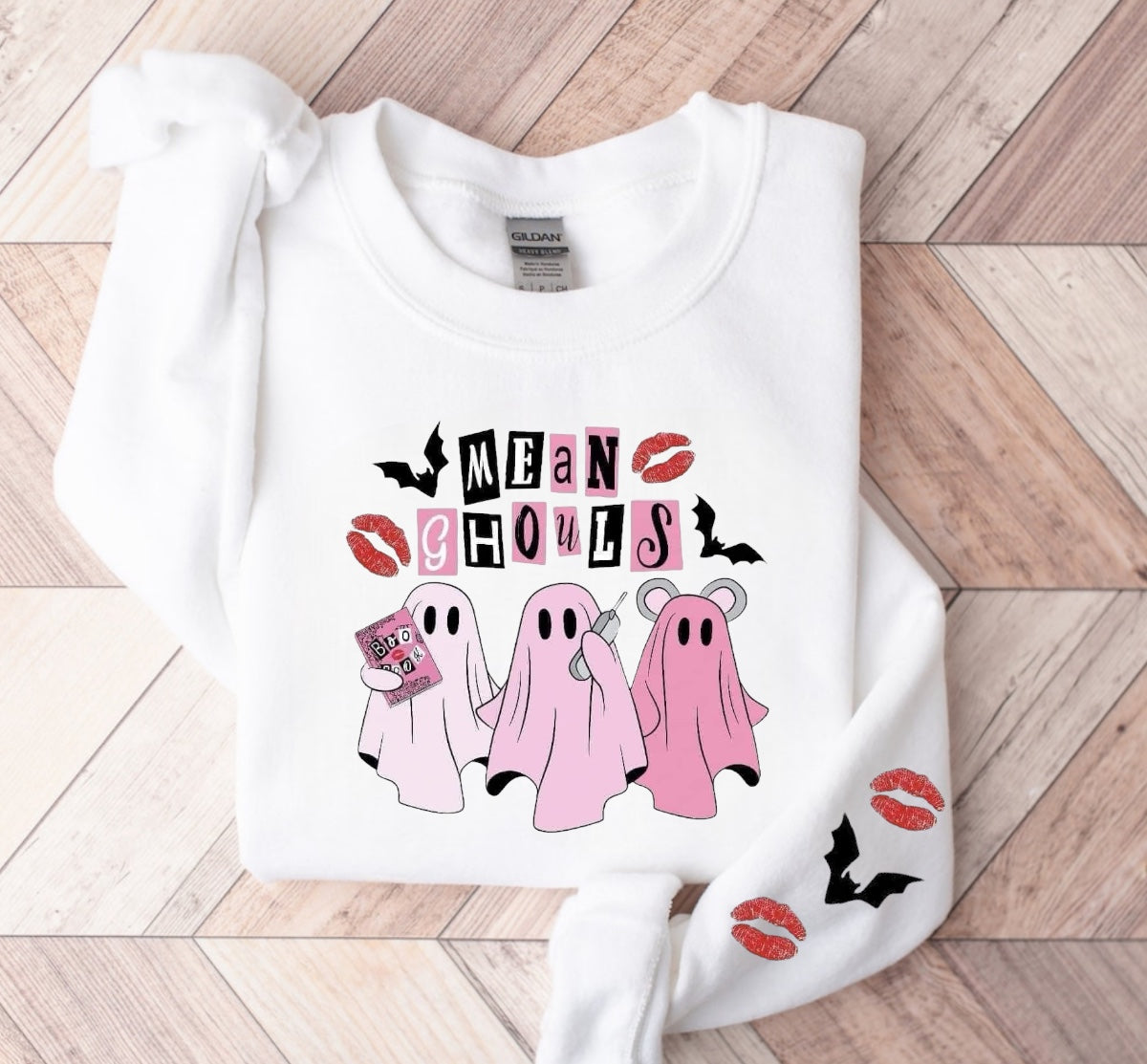 Women’s Halloween Sweatshirts - Mean Ghouls Hippo Boutique