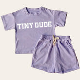 Tiny Dude Baby Boy T-Shirt & Shorts Set Hippo Boutique