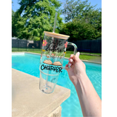 Just One More Chapter Bookish Glass Tumbler Cups Hippo Boutique