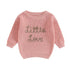 Baby & Kids Embroidered Little Love knit Sweaters Hippo Boutique