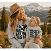 Mama & Mini Matching Sweatshirts - Mama’s Boy Hippo Boutique