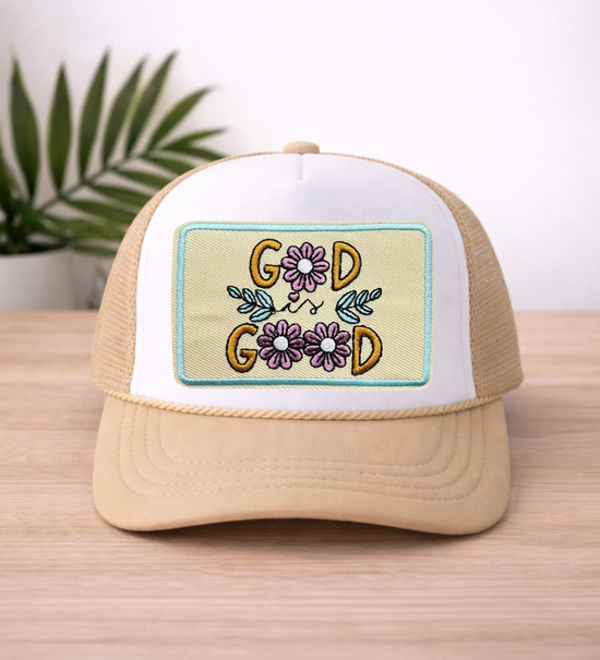 God Is Good Trucker Mesh Hats Hippo Boutique