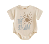 Baby romper tshirt bodysuit - Be the sunshine Hippo Boutique