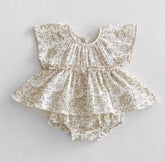 Newborn Floral Romper Dress Hippo Boutique