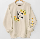 Sunflower Mama & Mini matching Baby Sweatshirt Romper bodysuit & Crewneck Hippo Boutique