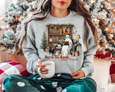 Reading Ghost Christmas Sweatshirts Hippo Boutique