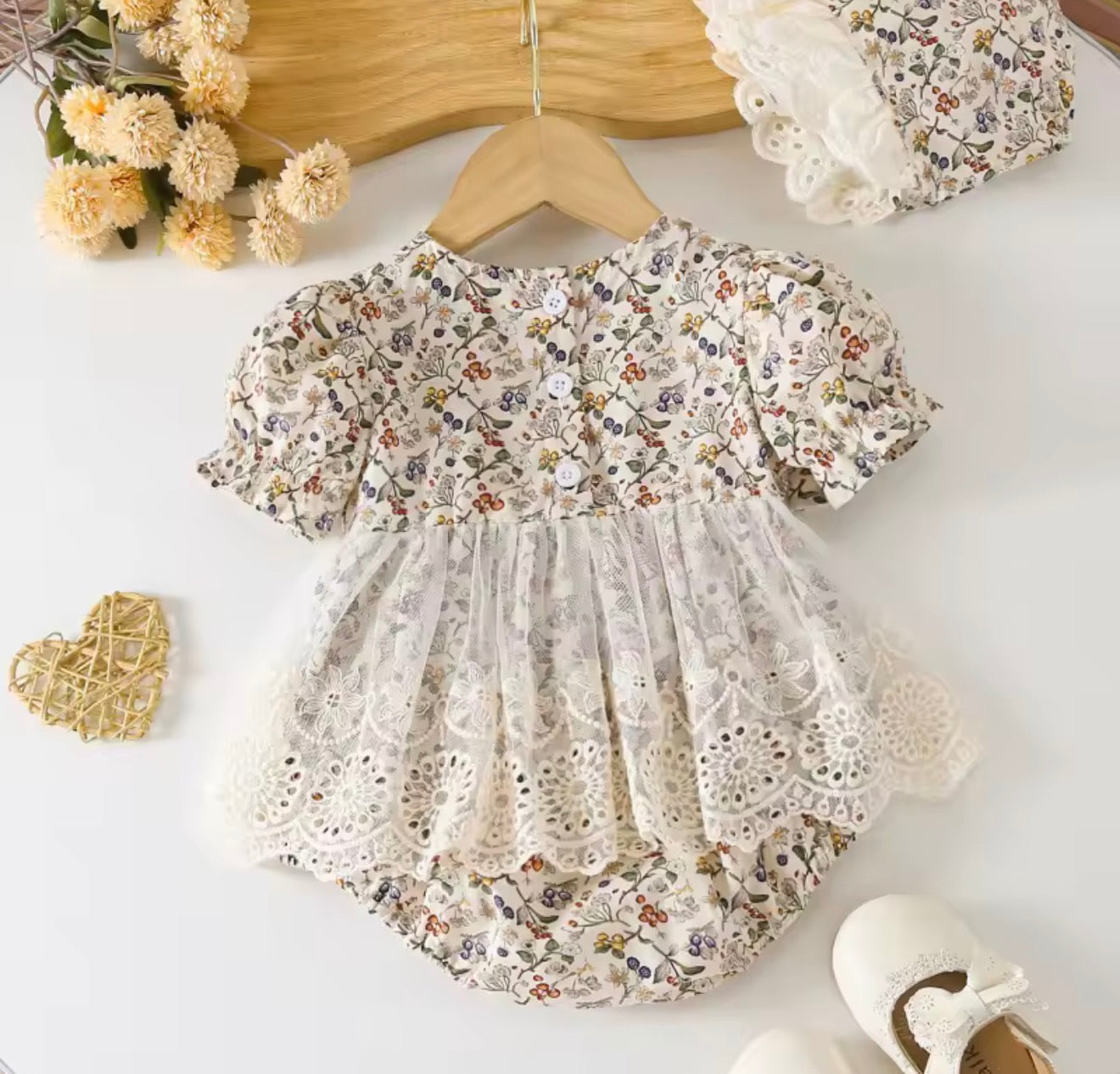 Floral Romper Bodysuit Dress Hippo Boutique