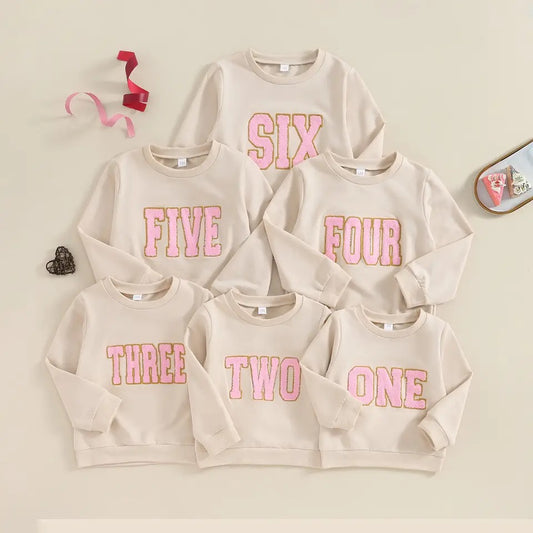 Baby and kids Birthday Sweatshirt Hippo Boutique