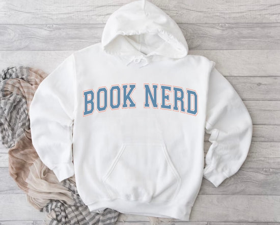 Book Nerd Sweatshirt Hippo Boutique