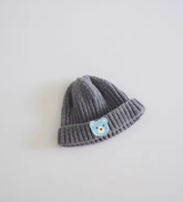 Teddy Bear Knit Baby Winter Hat Hippo Boutique