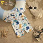 Dinosaur One Piece Baby Boy Swimsuit Hippo Boutique