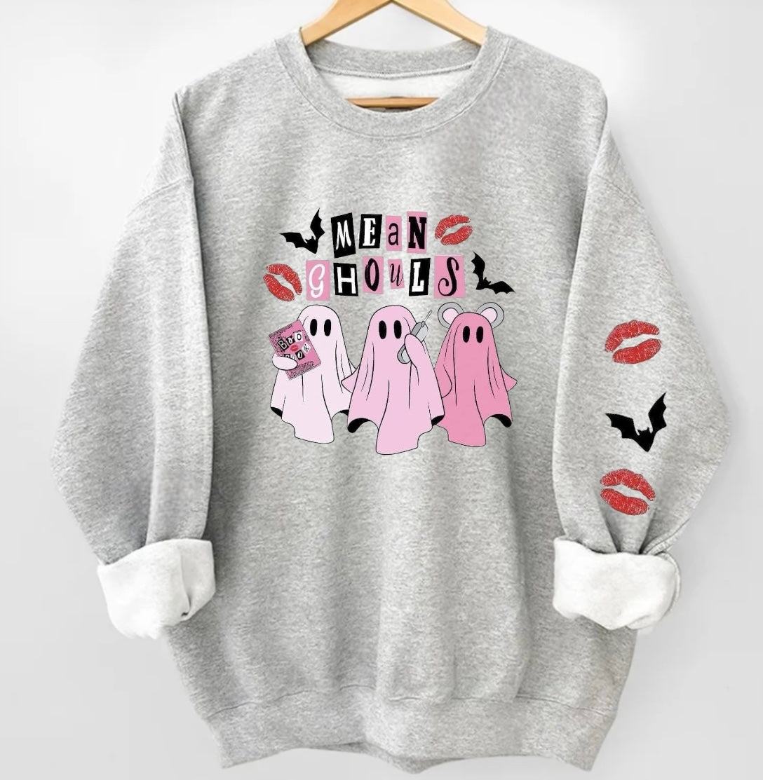 Women’s Halloween Sweatshirts - Mean Ghouls Hippo Boutique