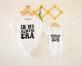 Auntie’s Little Bestie newborn baby bodysuit romper Hippo Boutique