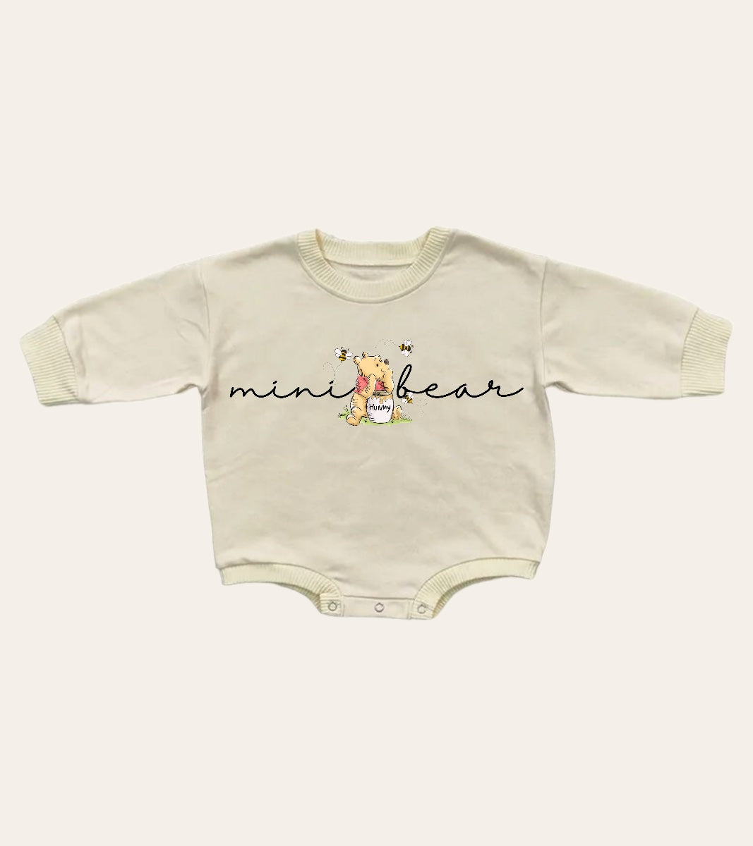 Mama Bear & Mini Bear matching Baby Sweatshirt Romper bodysuit & Crewneck Hippo Boutique