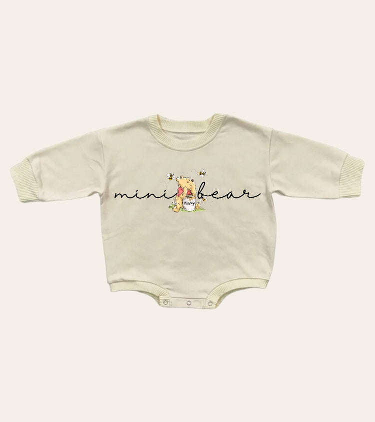 Mama Bear & Mini Bear matching Baby Sweatshirt Romper bodysuit & Crewneck Hippo Boutique