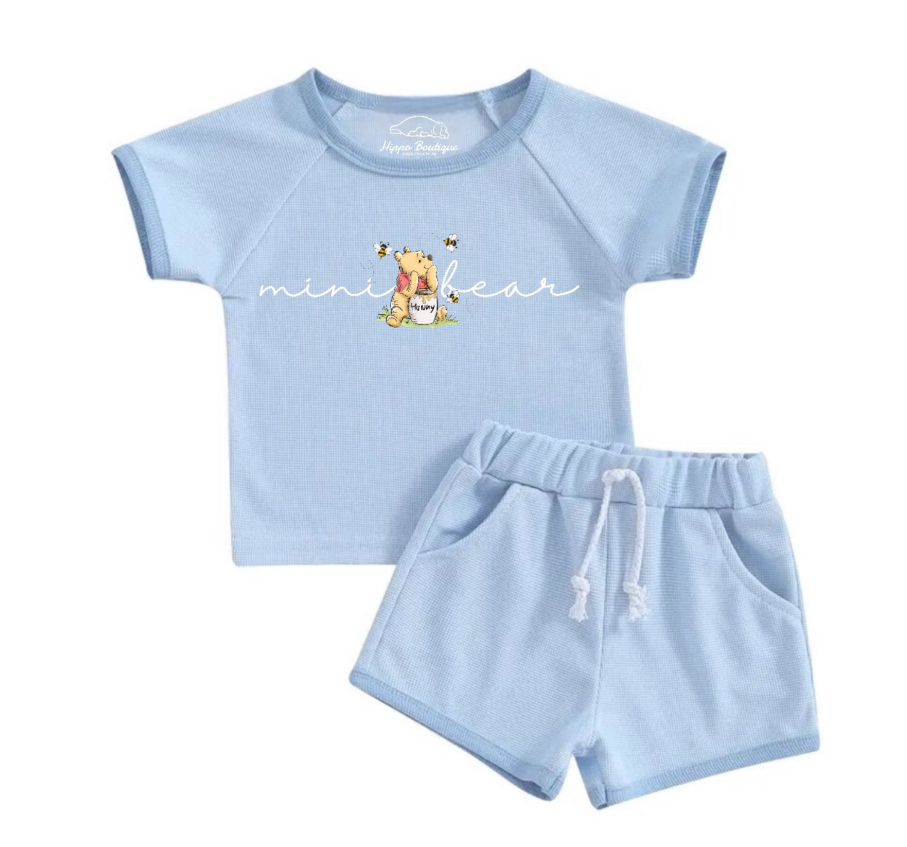 Mini Bear Baby & toddler Outfit set Hippo Boutique
