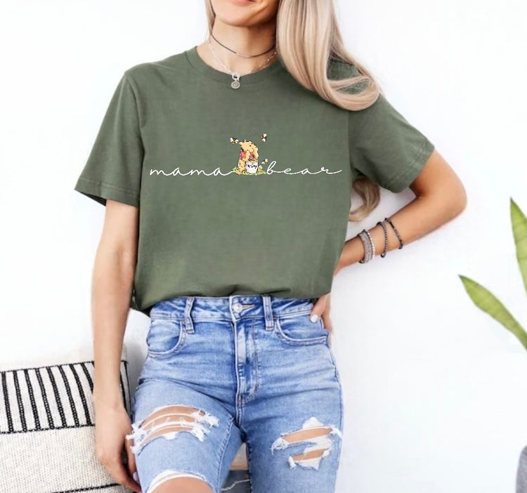 Mama Bear Women’s T-Shirts Hippo Boutique