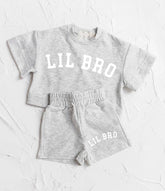 Little Bro Baby Boy T-Shirt & Shorts Set Hippo Boutique