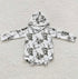 Black Tie Dye Hooded Bubble Romper Hippo Boutique