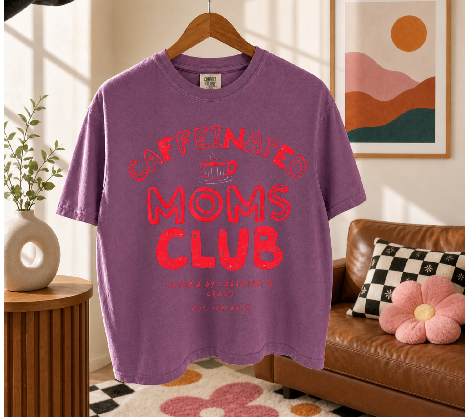 Cropped Top & T-Shirts - Caffeinated Moms Club Hippo Boutique