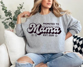 Personalized Promoted to Mama Sweatshirt Hippo Boutique