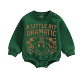 Soft warm fleece oversized Romper - A Little Bit Dramatic Hippo Boutique