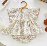 Newborn Floral Romper Dress Hippo Boutique