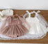 Summer Baby Romper Set Lace Polka Dots Toddler Princess Dress  Infant Girls Bodysuit Baby Onesies 0-24 Months