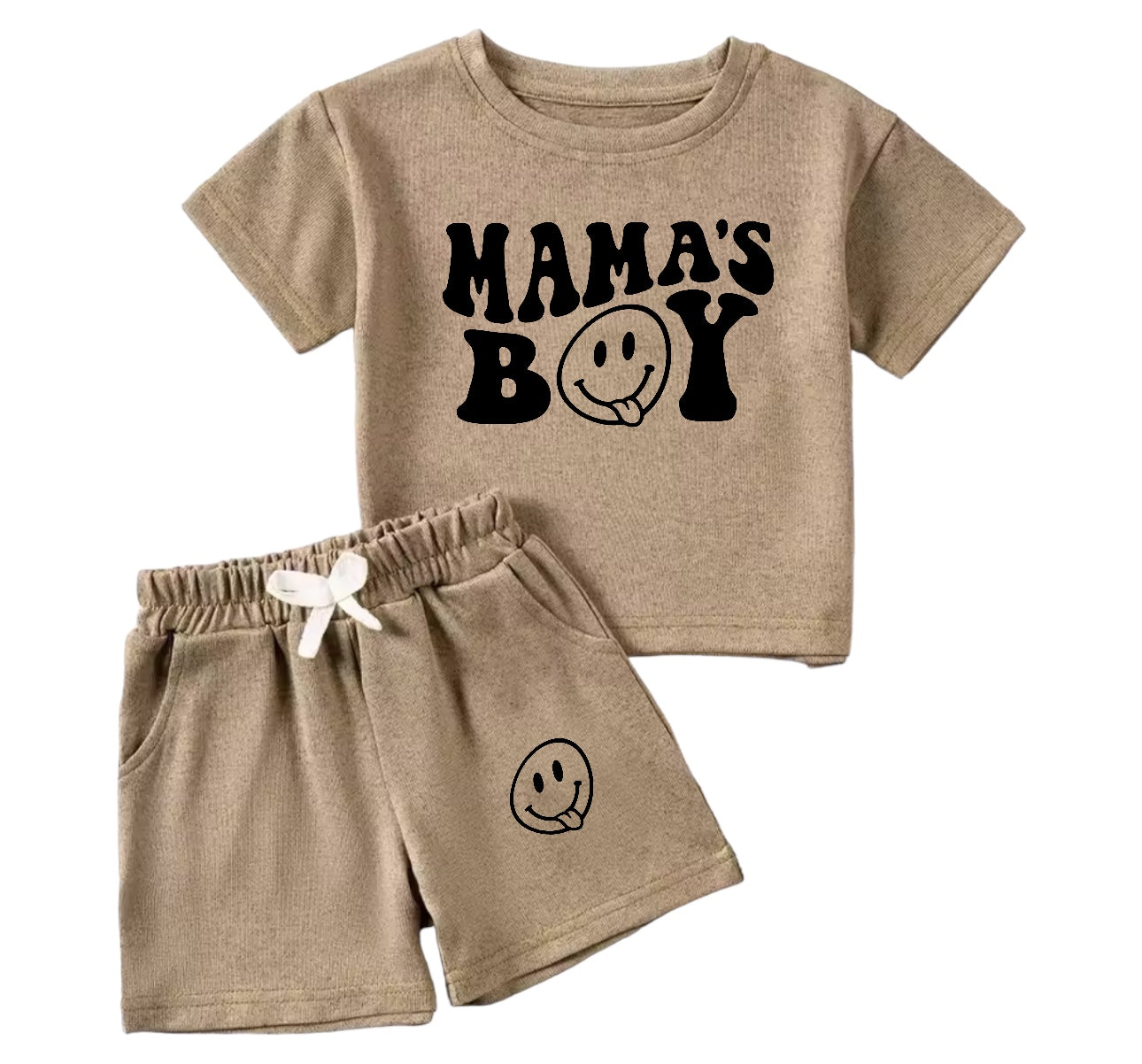 Mama’s Boy Baby & Toddler T-Shirt & Shorts Set Hippo Boutique