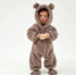 Furry Teddy Bear Baby Snowsuit One Piece Hippo Boutique