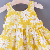 Daisy Sleeveless Baby Dress with Hat Hippo Boutique