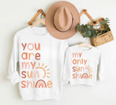 Mama & Mini Matching Sweatshirts - You are my sunshine Hippo Boutique