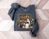 Reading Ghost Christmas Sweatshirts Hippo Boutique