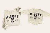 Mama & Mini matching Baby Mouse Sweatshirt Romper bodysuit & Crewneck Hippo Boutique