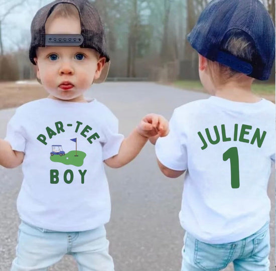 Custom Birthday Par-Tee Golf T-Shirts & Onesies Hippo Boutique