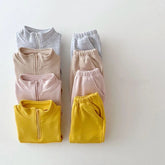Baby & Toddler Half Zip Sweatshirt Outfit Hippo Boutique
